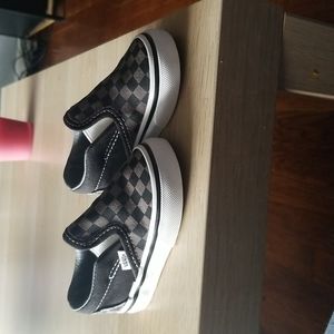 Checker print toddler Van's